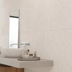 Luxury Ribbed Ash 23.62 in. x 47.24 in. Matte Porcelain Wall Tile (15.49 sq. ft./Case) by Ivy Hill Tile -The Elite Tile Sales Store ash ivy hill tile porcelain tile ext3rd107435 31 1000
