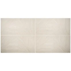 Luxury Ribbed Ash 23.62 in. x 47.24 in. Matte Porcelain Wall Tile (15.49 sq. ft./Case) by Ivy Hill Tile -The Elite Tile Sales Store ash ivy hill tile porcelain tile ext3rd107435 44 1000