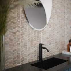 Weekender Beige/Cream 10.125 in. x 12.125 in. Chevron Polished Marble Wall and Floor Mosaic Tile (0.852 sq. ft./Each) by Jeffrey Court 11 Weekender Beige/Cream 10.125 in. x 12.125 in. Chevron Polished Marble Wall and Floor Mosaic Tile (0.852 sq. ft./Each) by Jeffrey Court -The Elite Tile Sales Store beige cream jeffrey court marble tile 13015 a0 1000