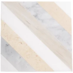 Chelsea Beige 8 in. x 8 in. Polished Marble Mosaic Tile (0.43 sq. ft / Each) by Ivy Hill Tile -The Elite Tile Sales Store beige ivy hill tile marble tile ext3rd101759 44 1000