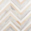 Chelsea Beige 8 in. x 8 in. Polished Marble Mosaic Tile (0.43 sq. ft / Each) by Ivy Hill Tile