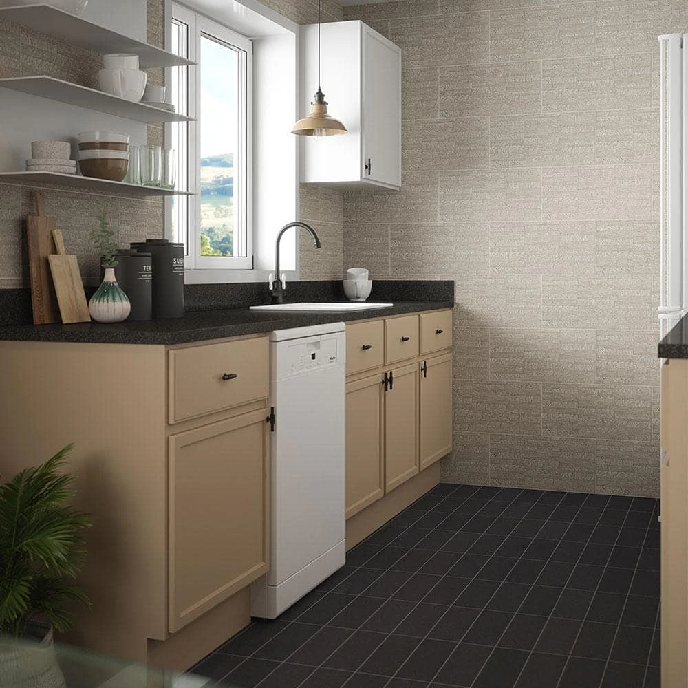 Hickory Ridge Beige 10 in. x 20 in. Matte Textured Ceramic Wall Tile (10.76 sq. ft./Case) by Jeffrey Court 9 Hickory Ridge Beige 10 in. x 20 in. Matte Textured Ceramic Wall Tile (10.76 sq. ft./Case) by Jeffrey Court - Image 7