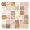 Travertine Medley 12 in. x 12 in. Cream/ Taupe Honed Travertine Wall and Floor Mosaic Tile (1 Sq.Ft./Each) by Jeffrey Court 1 Travertine Medley 12 in. x 12 in. Cream/ Taupe Honed Travertine Wall and Floor Mosaic Tile (1 Sq.Ft./Each) by Jeffrey Court -The Elite Tile Sales Store beige jeffrey court mosaic tile 83016 64 1000