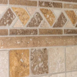 Travertine Medley 12 in. x 12 in. Cream/ Taupe Honed Travertine Wall and Floor Mosaic Tile (1 Sq.Ft./Each) by Jeffrey Court -The Elite Tile Sales Store beige jeffrey court mosaic tile 83016 66 1000