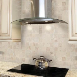 Light Travertine Beige 12 in. x 12 in. Honed Travertine Wall and Floor Mosaic Tile (10 sq. ft./Case) by Jeffrey Court -The Elite Tile Sales Store beige jeffrey court mosaic tile 99103 e1 1000