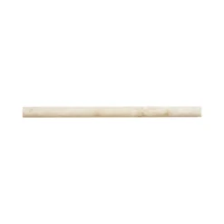 Cappuccino .75 in. x 12 in. Honed Marble Wall Pencil Tile (1 Linear Foot) by Jeffrey Court
