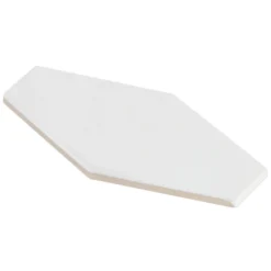 Birmingham Hexagon Bianco 4 in. x 8 in. Polished Ceramic Subway Tile (5.38 sq. ft. / box) by Ivy Hill Tile -The Elite Tile Sales Store bianco ivy hill tile ceramic tile ext3rd102138 4f 1000