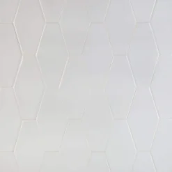 Birmingham Hexagon Bianco 4 in. x 8 in. Polished Ceramic Subway Tile (5.38 sq. ft. / box) by Ivy Hill Tile