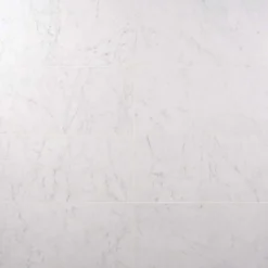 Marmo Bianco 11.81 in. x 23.62 in. Matte Marble Look Porcelain Floor and Wall Tile (11.62 sq. ft./Case) by Ivy Hill Tile