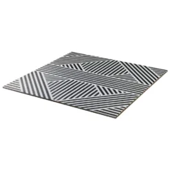 Astoria Black and White 24 in. x 24 in. Matte Porcelain Floor and Wall Tile (4 Pieces, 15.49 sq. ft./Case) by Ivy Hill Tile -The Elite Tile Sales Store black and white ivy hill tile porcelain tile ext3rd104868 fa 1000