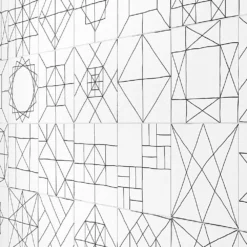 Infinitum Encaustic Black and White 9 in. x 9 in. Matte Porcelain Floor and Wall Tile (10.76 sq. ft./Case) by Ivy Hill Tile -The Elite Tile Sales Store black and white ivy hill tile porcelain tile ext3rd105422 1f 1000