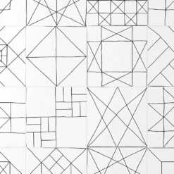 Infinitum Encaustic Black and White 9 in. x 9 in. Matte Porcelain Floor and Wall Tile (10.76 sq. ft./Case) by Ivy Hill Tile -The Elite Tile Sales Store black and white ivy hill tile porcelain tile ext3rd105422 44 1000