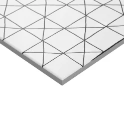Infinitum Encaustic Black and White 9 in. x 9 in. Matte Porcelain Floor and Wall Tile (10.76 sq. ft./Case) by Ivy Hill Tile -The Elite Tile Sales Store black and white ivy hill tile porcelain tile ext3rd105422 fa 1000