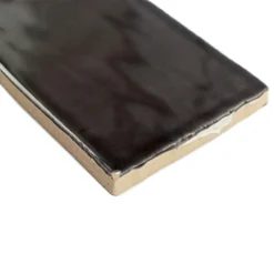 Catalina Black 3 in. x 6 in. Polished Ceramic Subway Wall Tile (5.38 sq.ft./case) by Ivy Hill Tile -The Elite Tile Sales Store black ivy hill tile ceramic tile ext3rd101722 c3 1000