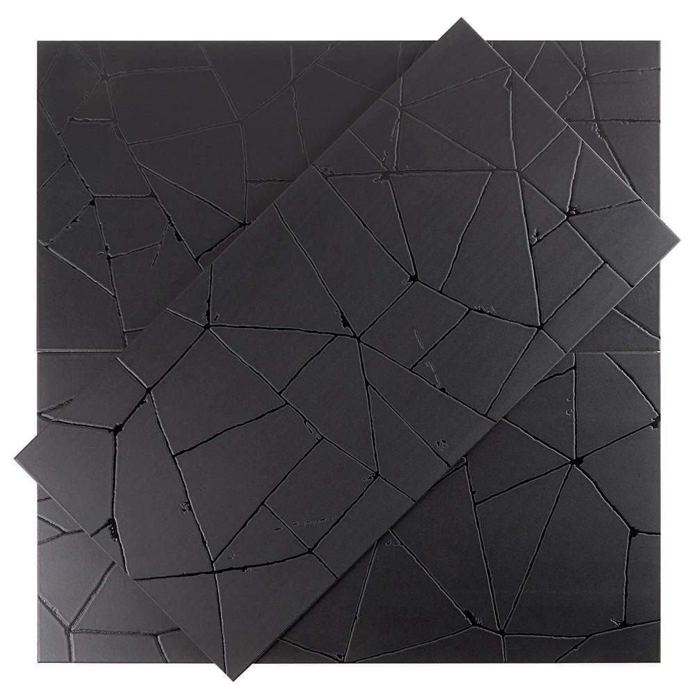 Smith Black 16 in. x 32 in. Matte Porcelain Floor and Wall Tile (10.32 sq. ft./Case) by Ivy Hill Tile 8 Smith Black 16 in. x 32 in. Matte Porcelain Floor and Wall Tile (10.32 sq. ft./Case) by Ivy Hill Tile - Image 6