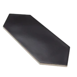 Russell Black 4 in. x 12 in. Matte Porcelain Picket Floor and Wall Tile (10.76 sq. ft./Case) by Ivy Hill Tile -The Elite Tile Sales Store black ivy hill tile porcelain tile ext3rd101544 66 1000