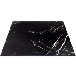 Marmo Black 23.62 in. x 23.62 in. Polished Marble Look Porcelain Floor and Wall Tile (15.49 sq. ft./Case) by Ivy Hill Tile -The Elite Tile Sales Store black ivy hill tile porcelain tile ext3rd101689 1f 1000