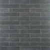 Sanskrit Black 3.89 in. x 19.37 in. Matte Porcelain Floor and Wall Tile (7.85 sq. ft./Case) by Ivy Hill Tile