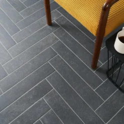 Sanskrit Black 3.89 in. x 19.37 in. Matte Porcelain Floor and Wall Tile (7.85 sq. ft./Case) by Ivy Hill Tile -The Elite Tile Sales Store black ivy hill tile porcelain tile ext3rd105711 76 1000