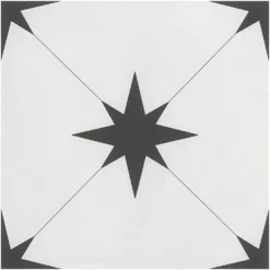 Polaris Blanco 9 in. x 9 in. Matte Porcelain Floor and Wall Tile (10.76 sq. ft./Case) by Ivy Hill Tile -The Elite Tile Sales Store blanco ivy hill tile porcelain tile ext3rd107492 1f 1000
