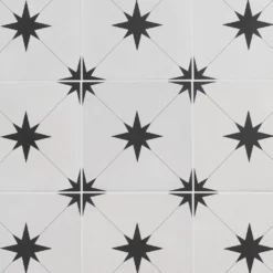 Polaris Blanco 9 in. x 9 in. Matte Porcelain Floor and Wall Tile (10.76 sq. ft./Case) by Ivy Hill Tile -The Elite Tile Sales Store blanco ivy hill tile porcelain tile ext3rd107492 4f 1000