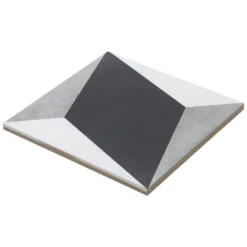 Sintra Block Encaustic 9 in. x 9 in. x 10mm Mate Porcelain Floor and Wall Tile (20 pieces / 10.65 sq. ft. / box) by Ivy Hill Tile -The Elite Tile Sales Store block ivy hill tile porcelain tile ext3rd101331 c3 1000