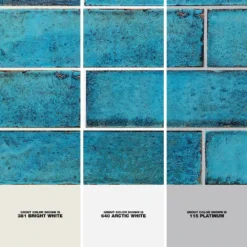 Moze Blue 3 in. x 12 in. 9 mm Ceramic Wall Tile (22-piece 5.38 sq. ft./ Box) by Ivy Hill Tile -The Elite Tile Sales Store blue ivy hill tile ceramic tile ext3rd100048 1d 1000