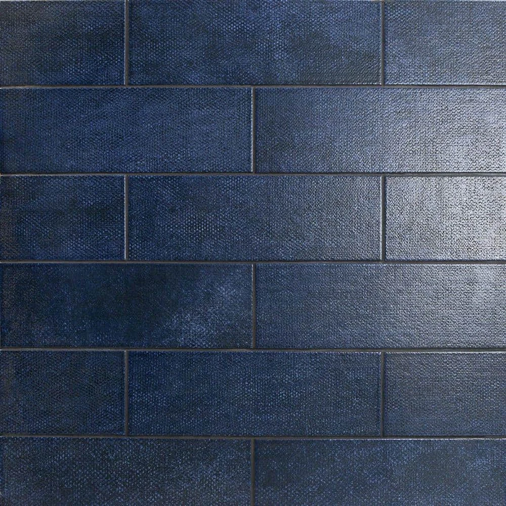 Piston Camp Blue 4 in. x 12 in. 7mm Matte Ceramic Subway Wall Tile (34-piece 10.97 sq. ft. / box) by Ivy Hill Tile 3 Piston Camp Blue 4 in. x 12 in. 7mm Matte Ceramic Subway Wall Tile (34-piece 10.97 sq. ft. / box) by Ivy Hill Tile
