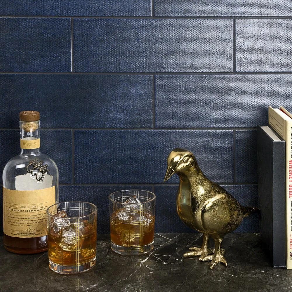 Piston Camp Blue 4 in. x 12 in. 7mm Matte Ceramic Subway Wall Tile (34-piece 10.97 sq. ft. / box) by Ivy Hill Tile 4 Piston Camp Blue 4 in. x 12 in. 7mm Matte Ceramic Subway Wall Tile (34-piece 10.97 sq. ft. / box) by Ivy Hill Tile - Image 2