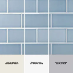 Magnitude Blue 4 in. x 8 in. x 7.5mm Polished Ceramic Subway Wall Tile (68 pieces / 14.63 sq. ft. / box) by Ivy Hill Tile -The Elite Tile Sales Store blue ivy hill tile ceramic tile ext3rd100783 1d 1000