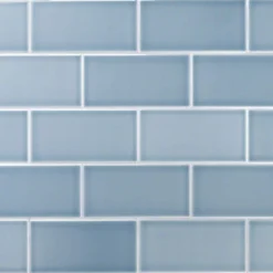 Magnitude Blue 4 in. x 8 in. x 7.5mm Polished Ceramic Subway Wall Tile (68 pieces / 14.63 sq. ft. / box) by Ivy Hill Tile