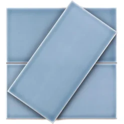 Magnitude Blue 4 in. x 8 in. x 7.5mm Polished Ceramic Subway Wall Tile (68 pieces / 14.63 sq. ft. / box) by Ivy Hill Tile -The Elite Tile Sales Store blue ivy hill tile ceramic tile ext3rd100783 a0 1000