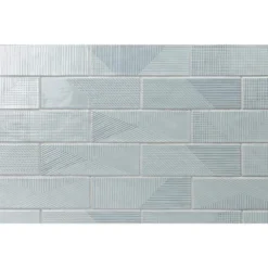 Ace Blue 2 in. x 8 in. x 9 mm Polished Ceramic Subway Wall Tile (38 pieces / 5.38 sq. ft. / case) by Ivy Hill Tile