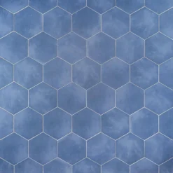 Eclipse Blue 7.79 in. x 8.98 in. Matte Porcelain Floor and Wall Tile (6.03 sq. ft. / Case) by Ivy Hill Tile -The Elite Tile Sales Store blue ivy hill tile porcelain tile ext3rd104958 40 1000