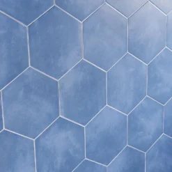 Eclipse Blue 7.79 in. x 8.98 in. Matte Porcelain Floor and Wall Tile (6.03 sq. ft. / Case) by Ivy Hill Tile -The Elite Tile Sales Store blue ivy hill tile porcelain tile ext3rd104958 44 1000