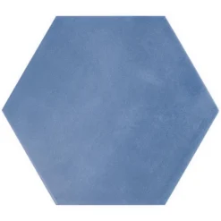 Eclipse Blue 7.79 in. x 8.98 in. Matte Porcelain Floor and Wall Tile (6.03 sq. ft. / Case) by Ivy Hill Tile