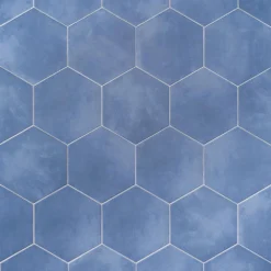 Eclipse Blue 7.79 in. x 8.98 in. Matte Porcelain Floor and Wall Tile (6.03 sq. ft. / Case) by Ivy Hill Tile -The Elite Tile Sales Store blue ivy hill tile porcelain tile ext3rd104958 fa 1000