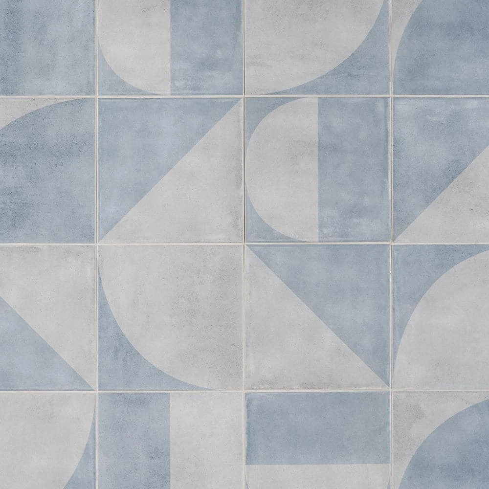 Quincy Blue 7.87 in. x 7.87 in. Matte Porcelain Floor and Wall Tile (11.19 sq. ft./Case) by Ivy Hill Tile 6 Quincy Blue 7.87 in. x 7.87 in. Matte Porcelain Floor and Wall Tile (11.19 sq. ft./Case) by Ivy Hill Tile - Image 4