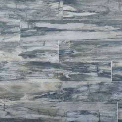 Selawood Blue 7.78 in. x 47.09 in. Matte Porcelain Floor and Wall Tile (15.49 sq. ft./Case) by Ivy Hill Tile