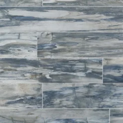 Selawood Blue 7.78 in. x 47.09 in. Matte Porcelain Floor and Wall Tile (15.49 sq. ft./Case) by Ivy Hill Tile -The Elite Tile Sales Store blue ivy hill tile porcelain tile ext3rd106473 c3 1000