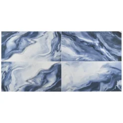 Savannah Blue 23.62 in. x 47.24 in. Polished Porcelain Floor and Wall Tile (15.49 sq. ft./Case) by Ivy Hill Tile -The Elite Tile Sales Store blue ivy hill tile porcelain tile ext3rd107140 fa 1000