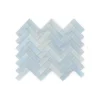 Orbit Herringbone Blue 9.625 in. x 12.125 in. Herringbone Gloss Glass Mosaic Wall Tile (16.20 sq. ft./Case) by Jeffrey Court 1 Orbit Herringbone Blue 9.625 in. x 12.125 in. Herringbone Gloss Glass Mosaic Wall Tile (16.20 sq. ft./Case) by Jeffrey Court -The Elite Tile Sales Store blue jeffrey court glass tile 13074 64 1000