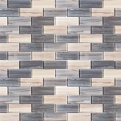 New Moon Blue 11.875 in. x 11.625 in. Interlocking Glossy Glass Mosaic Tile (0.958 sq. ft./Each) by Jeffrey Court -The Elite Tile Sales Store blue jeffrey court glass tile 95993 1d 1000