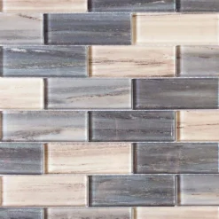 New Moon Blue 11.875 in. x 11.625 in. Interlocking Glossy Glass Mosaic Tile (0.958 sq. ft./Each) by Jeffrey Court -The Elite Tile Sales Store blue jeffrey court glass tile 95993 a0 1000