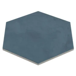 Dash Blue Ocean 8.5 in. x 9.84 in. Matte Hexagon Porcelain Floor and Wall Tile (12.66 sq. ft./Case) by Ivy Hill Tile -The Elite Tile Sales Store blue ocean ivy hill tile porcelain tile ext3rd107117 1f 1000