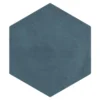 Dash Blue Ocean 8.5 in. x 9.84 in. Matte Hexagon Porcelain Floor and Wall Tile (12.66 sq. ft./Case) by Ivy Hill Tile -The Elite Tile Sales Store blue ocean ivy hill tile porcelain tile ext3rd107117 64 1000