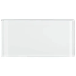 Contempo Bright White 3 in. x 6 in. x 8 mm Polished Glass Subway Floor and Wall Tile (32 pieces 4 sq.ft./Box) by Ivy Hill Tile 15 Contempo Bright White 3 in. x 6 in. x 8 mm Polished Glass Subway Floor and Wall Tile (32 pieces 4 sq.ft./Box) by Ivy Hill Tile -The Elite Tile Sales Store bright white ivy hill tile glass tile ext3rd100937 44 1000
