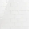 Contempo Bright White 3 in. x 6 in. x 8 mm Polished Glass Subway Floor and Wall Tile (32 pieces 4 sq.ft./Box) by Ivy Hill Tile