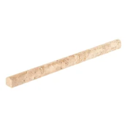Noce Brown .75 in. x 12 in. Honed Travertine Wall Pencil Tile (1 Linear Foot) by Jeffrey Court -The Elite Tile Sales Store brown jeffrey court tile trim 99021 1f 1000