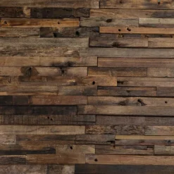 Timber Brownheart 11.81 in. x 23.62 in. Wood Mosaic Wall Tile (1.93 sq. ft.) by Ivy Hill Tile